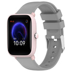 20mm Smooth Solid Color Silicone Watch Band, For Amazfit Pop Pro, For Amazfit Pop, For Amazfit GTS 2