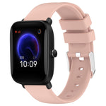 20mm Smooth Solid Color Silicone Watch Band, For Amazfit Pop Pro, For Amazfit Pop, For Amazfit GTS 2