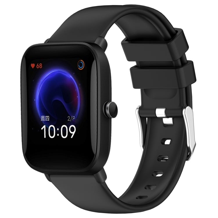 20mm Smooth Solid Color Silicone Watch Band, For Amazfit Pop Pro, For Amazfit Pop, For Amazfit GTS 2