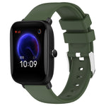 20mm Smooth Solid Color Silicone Watch Band, For Amazfit Pop Pro, For Amazfit Pop, For Amazfit GTS 2