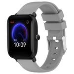20mm Smooth Solid Color Silicone Watch Band, For Amazfit Pop Pro, For Amazfit Pop, For Amazfit GTS 2