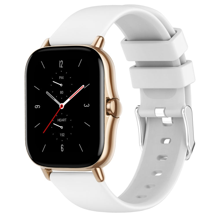 20mm Smooth Solid Color Silicone Watch Band, For Amazfit Pop Pro, For Amazfit Pop, For Amazfit GTS 2