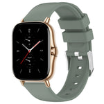 20mm Smooth Solid Color Silicone Watch Band, For Amazfit Pop Pro, For Amazfit Pop, For Amazfit GTS 2