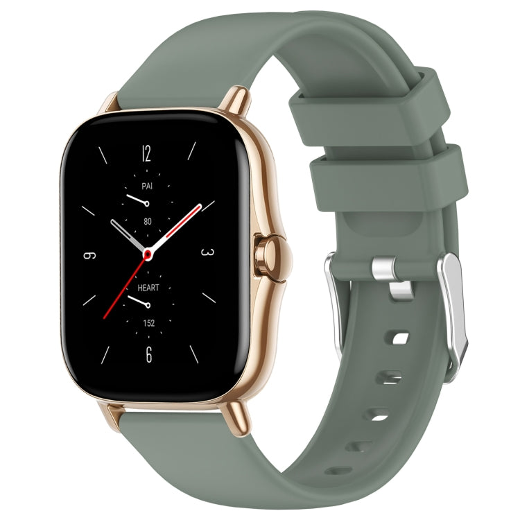 20mm Smooth Solid Color Silicone Watch Band, For Amazfit Pop Pro, For Amazfit Pop, For Amazfit GTS 2