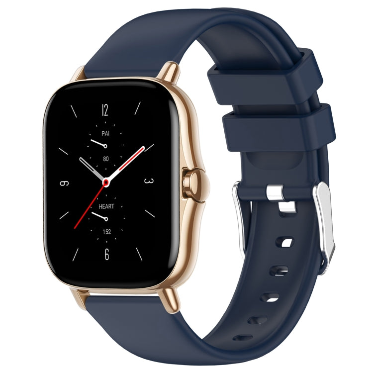20mm Smooth Solid Color Silicone Watch Band, For Amazfit Pop Pro, For Amazfit Pop, For Amazfit GTS 2