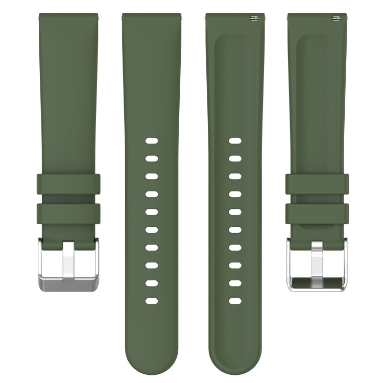 20mm Smooth Solid Color Silicone Watch Band, For Amazfit Pop Pro, For Amazfit Pop, For Amazfit GTS 2