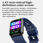 TK72 1.47 inch Color Screen Smart Watch, Support Heart Rate / Blood Pressure / Blood Oxygen / Blood Sugar Monitoring
