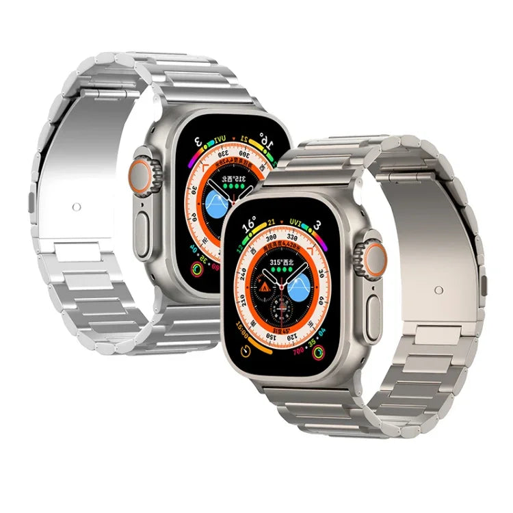 I-Shaped Titanium Watch Band, For Apple Watch SE 2023 44mm, For Apple Watch Ultra 2 49mm, For Apple Watch Series 9 45mm, For Apple Watch Ultra 49mm, For Apple Watch Series 8 45mm, For Apple Watch SE 2022 44mm, For Apple Watch Series 7 45mm