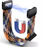 For Samsung Galaxy Fit3 Magnetic Buckle Nylon Braid Watch Band