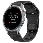 Football Texture Reverse Buckle Silicone Watch Band, For Samsung Galaxy Watch FE 40mm, For Samsung Galaxy Watch 7 44mm, For Samsung Galaxy Watch 7 40mm, For Samsung Galaxy Watch 6 Classic 47mm