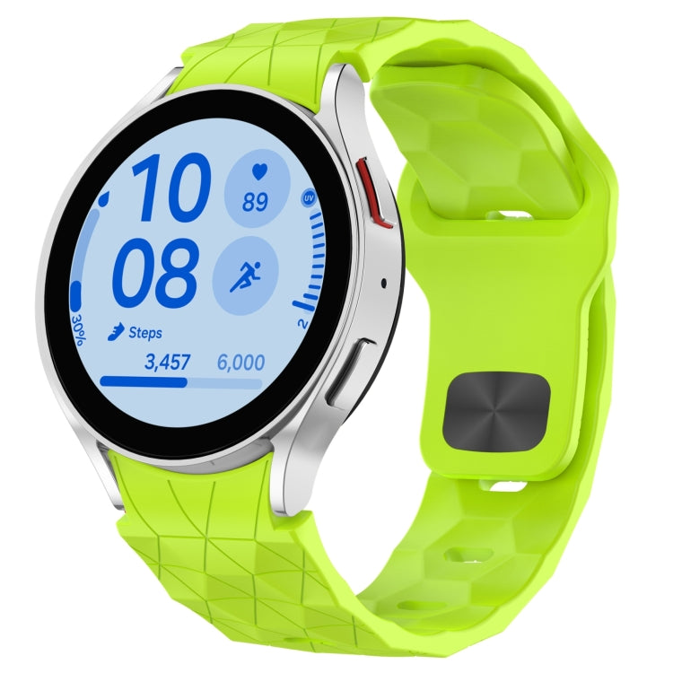 Football Texture Reverse Buckle Silicone Watch Band, For Samsung Galaxy Watch FE 40mm, For Samsung Galaxy Watch 7 44mm, For Samsung Galaxy Watch 7 40mm, For Samsung Galaxy Watch 6 Classic 47mm