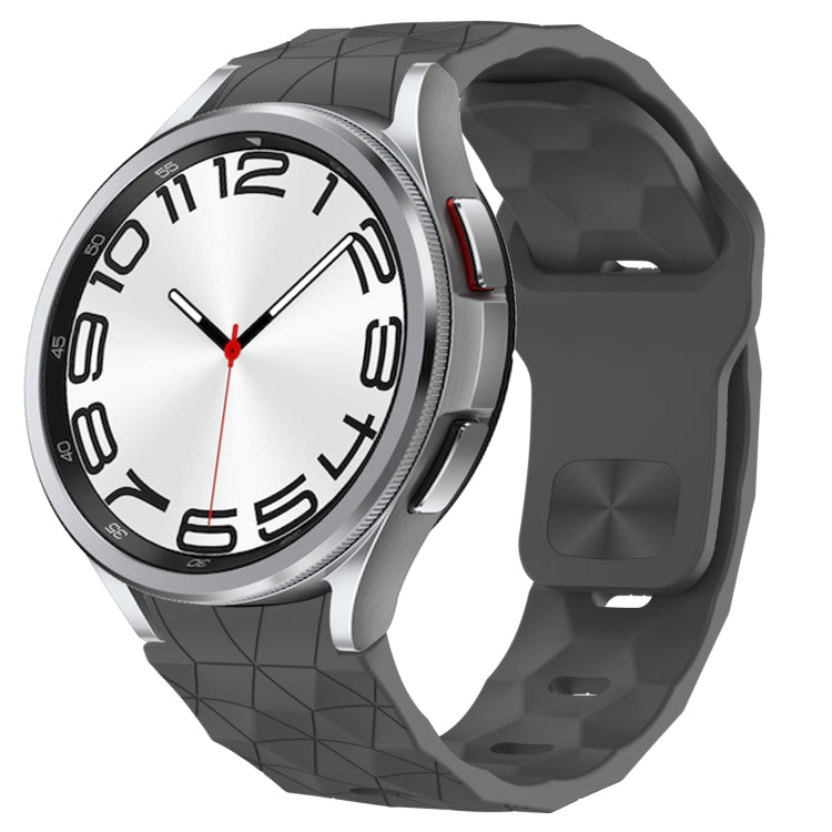 Football Texture Reverse Buckle Silicone Watch Band, For Samsung Galaxy Watch FE 40mm, For Samsung Galaxy Watch 7 44mm, For Samsung Galaxy Watch 7 40mm, For Samsung Galaxy Watch 6 Classic 47mm