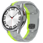 Football Texture Reverse Buckle Silicone Watch Band, For Samsung Galaxy Watch FE 40mm, For Samsung Galaxy Watch 7 44mm, For Samsung Galaxy Watch 7 40mm, For Samsung Galaxy Watch 6 Classic 47mm