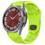 Football Texture Reverse Buckle Silicone Watch Band, For Samsung Galaxy Watch 6 44mm, For Samsung Galaxy Watch 6 40mm, For Samsung Galaxy Watch 6 Classic 43mm, For Samsung Galaxy watch 5 Pro Golf Edition