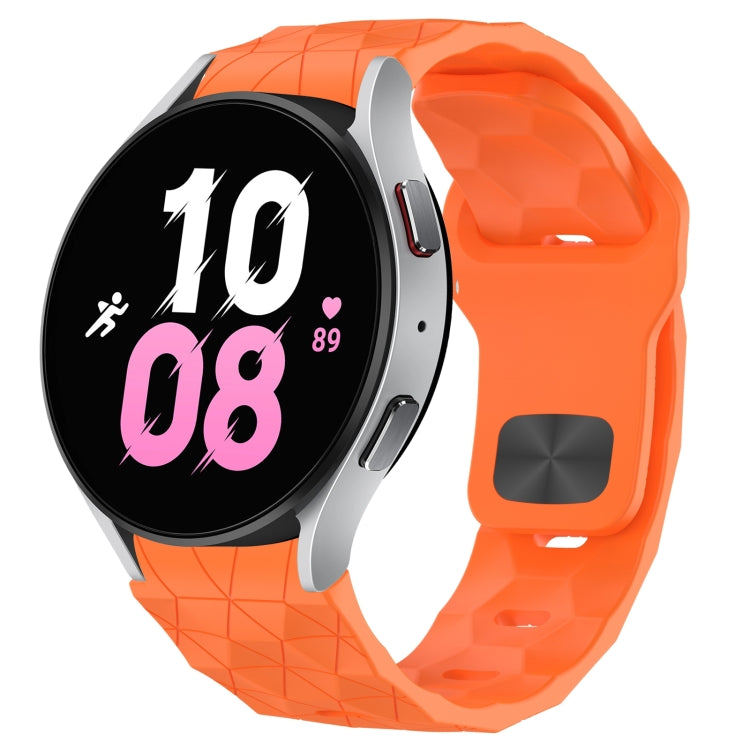 Football Texture Reverse Buckle Silicone Watch Band, For Samsung Galaxy watch 5 Golf Edition, For Samsung Galaxy Watch 5  44mm, For Samsung Galaxy Watch 5 Pro  45mm, For Samsung Galaxy Watch 5  40mm