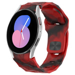 Football Texture Reverse Buckle Silicone Watch Band, For Samsung Galaxy watch 5 Golf Edition, For Samsung Galaxy Watch 5  44mm, For Samsung Galaxy Watch 5 Pro  45mm, For Samsung Galaxy Watch 5  40mm