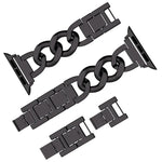 Quick-Release Metal Chain Watch Band, For Apple Watch SE 2022 44mm, For Apple Watch Series 7 41mm, For Apple Watch Series 7 45mm, For Apple Watch Series 6 40mm, For Apple Watch Series 6 44mm, For Apple Watch Series 5 44mm, For Apple Watch Series 5 40mm...