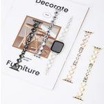 Four Leaf Clover Quick-Release Metal Chain Watch Band, For Apple Watch Series 3 38mm, For Apple Watch Series 3 42mm