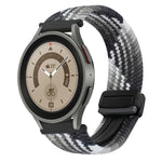 20mm Magnetic Buckle Braided Watch Strap, For Samsung Galaxy Watch 5 Pro, For Samsung Gear Sport