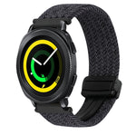 20mm Magnetic Buckle Braided Watch Strap, For Samsung Galaxy Watch 5 Pro, For Samsung Gear Sport