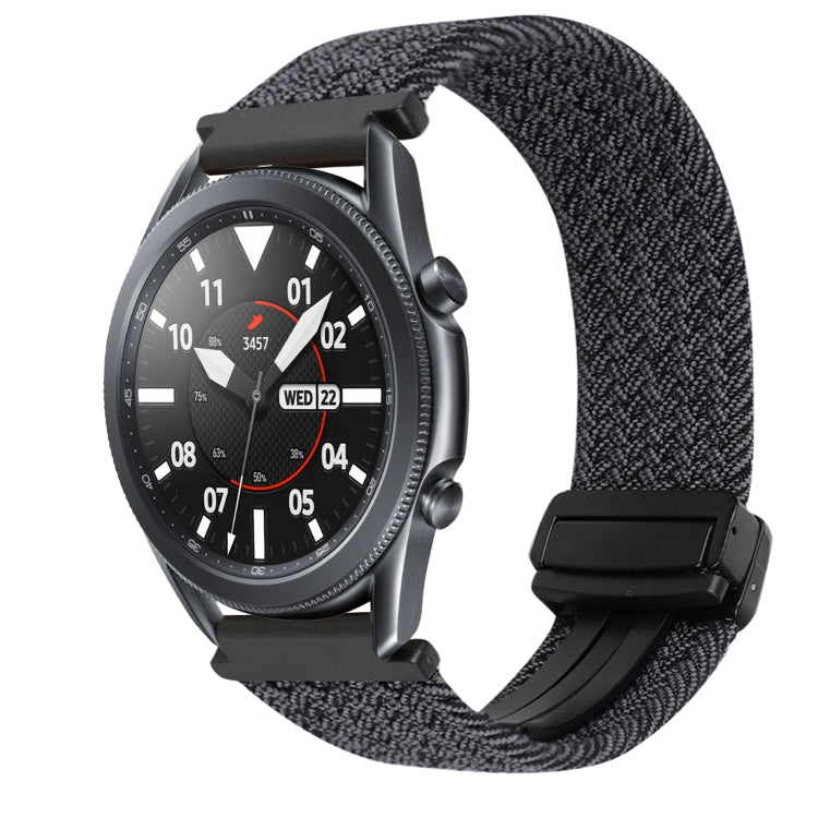 20mm Magnetic Buckle Braided Watch Strap, For Samsung Galaxy Watch Active 2, For Samsung Galaxy Watch 3 41mm