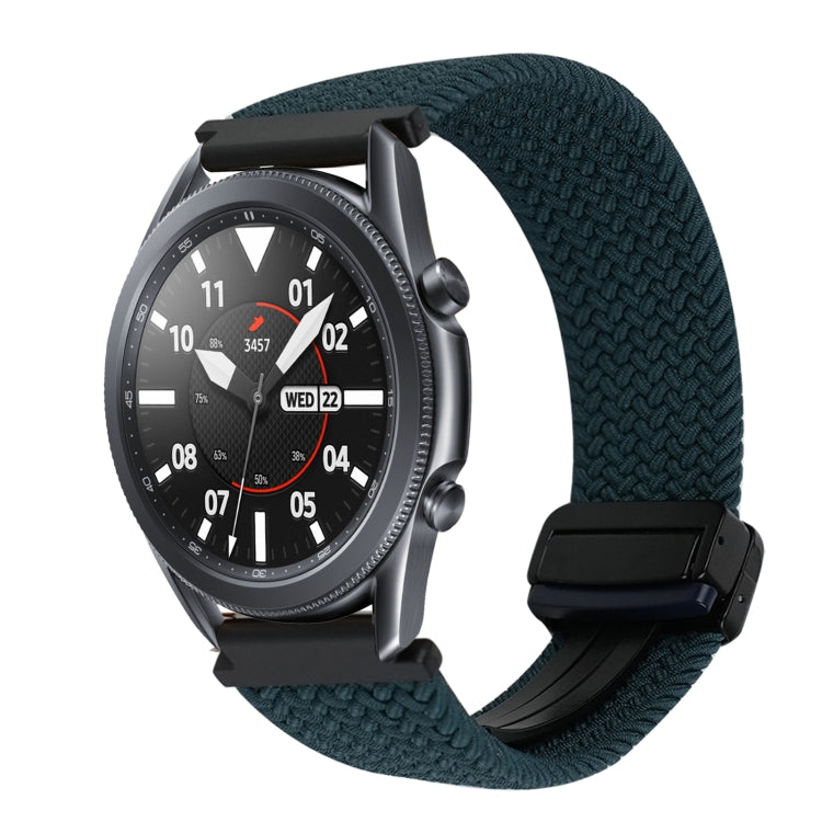 20mm Magnetic Buckle Braided Watch Strap, For Samsung Galaxy Watch Active 2, For Samsung Galaxy Watch 3 41mm