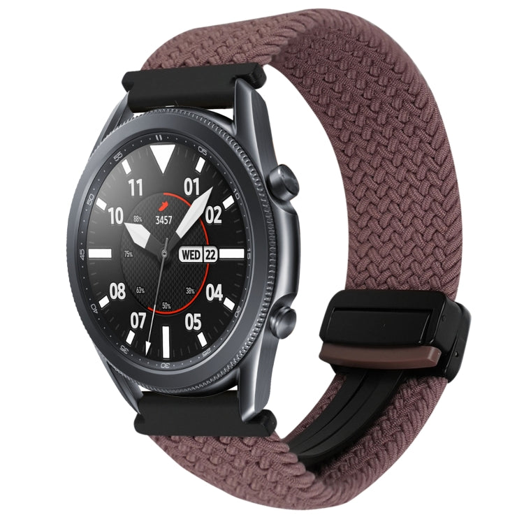 20mm Magnetic Buckle Braided Watch Strap, For Samsung Galaxy Watch Active 2, For Samsung Galaxy Watch 3 41mm