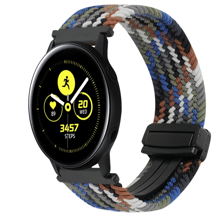 20mm Magnetic Buckle Braided Watch Strap, For Samsung Galaxy Watch Active, For Samsung Galaxy Watch 42mm