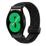 20mm Magnetic Buckle Braided Watch Strap, For Samsung Galaxy Watch 4, For Samsung Galaxy Watch 4 Classic