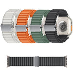 Off Road Magnetic Buckle Braided Nylon Watch Band, For Apple Watch SE 2023 44mm, For Apple Watch SE 2023 40mm, For Apple Watch Ultra 2 49mm, For Apple Watch Series 9 45mm, For Apple Watch Series 9 41mm, For Apple Watch Ultra 49mm                       ...