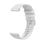Wavy Dotted Stitched 20mm Silicone Watch Band, For Samsung Galaxy Gear Sport, For Samsung Galaxy Watch Active 2, For Samsung Galaxy Watch3 41mm, For Samsung Galaxy Watch Active