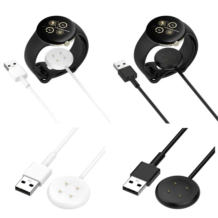 For Google Pixel Watch 3 41 / 45mm USB Interface Smart Watch Charging Cable, Length: 1m, USB Interface