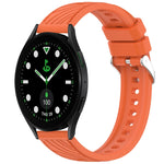 Stripe Texture Silicone 20mm Watch Band, For Samsung Galaxy Watch5 Golf Edition, For Samsung Galaxy Watch 5  44mm, For Samsung Galaxy Watch 5 Pro  45mm, For Samsung Galaxy Watch 5  40mm