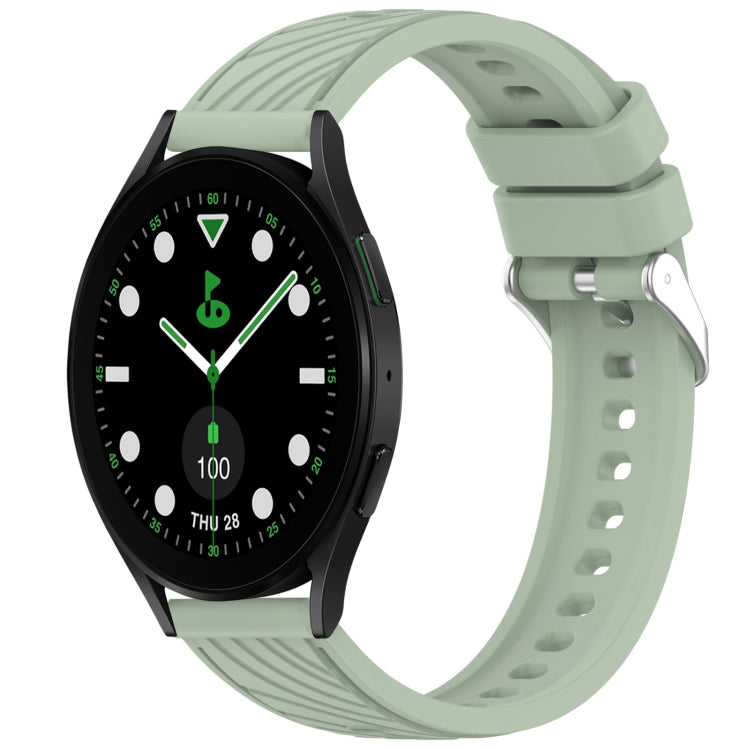 Stripe Texture Silicone 20mm Watch Band, For Samsung Galaxy Watch5 Golf Edition, For Samsung Galaxy Watch 5  44mm, For Samsung Galaxy Watch 5 Pro  45mm, For Samsung Galaxy Watch 5  40mm