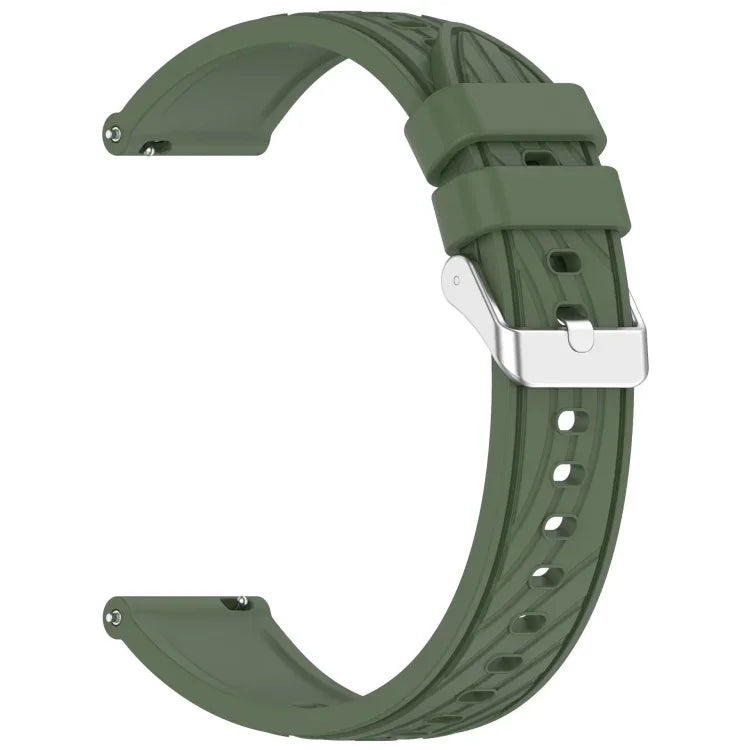 Stripe Texture Silicone 20mm Watch Band, For Samsung Galaxy Watch Active2 44mm, For Samsung Galaxy Watch Active2 40mm