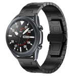 Titanium Alloy 22mm Metal Watch Band, For Samsung Galaxy Gear S3 Frontier, For Samsung Galaxy Watch 3 45mm, For Samsung Galaxy Gear S3 Classic, For Samsung Galaxy Watch 46mm