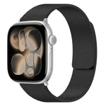 Litchi Texture Magnetic Silicone Watch Band, For Apple Watch 46mm / 49mm / 45mm / 44mm, For Apple Watch 42mm / 41mm / 40mm / 38mm