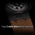 Crazy Horse Leather Watch Band, For Samsung Galaxy Watch Ultra 47mm / Ultra 2025