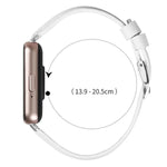 Slim Genuine Leather Watch Band, For Samsung Galaxy Fit3