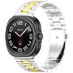 Three Beads Stainless Steel Watch Band with Removal Tool, For Samsung Galaxy Watch8 / Watch8 Classic