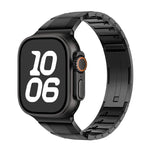 Curved Side Detachable Stainless Steel Watch Band, For Apple Watch 46mm / 49mm / 45mm / 44mm, For Apple Watch 42mm / 41mm / 40mm / 38mm