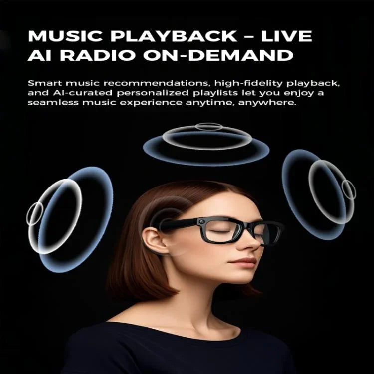 M01 Smart Glasses, with HD Camera, Support Bluetooth Call, AI Intelligent Translation
