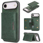 Kalebol Strong MagSafe Magnetic Two-Fold Card Bag Leather Phone Case, For iPhone 17 Pro Max, For iPhone 17 Pro, For iPhone 17, For iPhone Air
