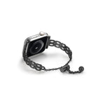 Double Ring Chain Zinc Alloy Watch Band, For Apple Watch 46mm / 49mm / 45mm / 44mm, For Apple Watch 42mm / 41mm / 40mm / 38mm
