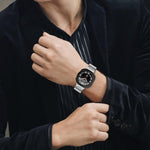 Three Beads Stainless Steel Watch Band, For Samsung Galaxy Watch Ultra 47mm / Ultra 2025