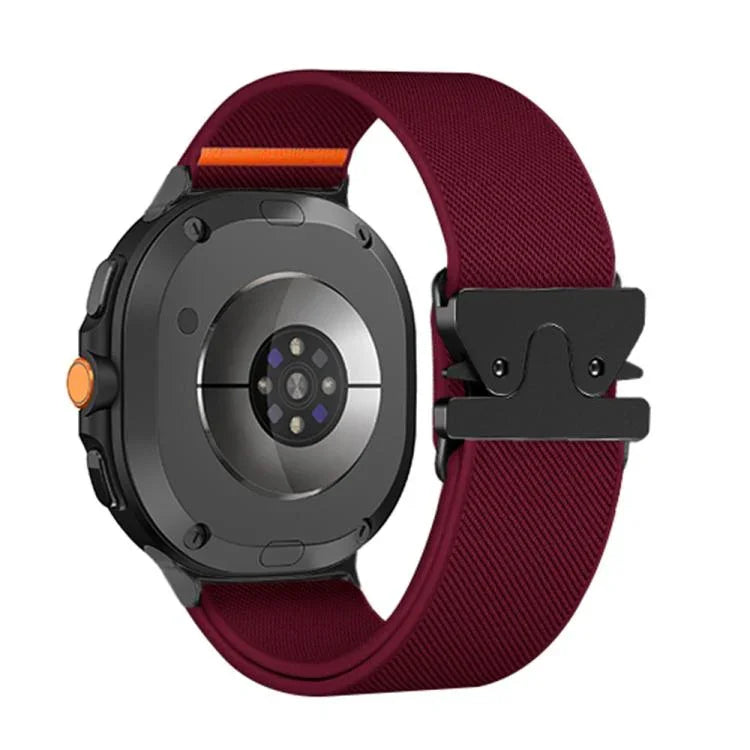 Parachute Buckle Stretch Nylon Watch Band, For Samsung Galaxy Watch8 / Watch8 Classic