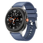 Metal Head Leather Skin Silicone Watch Band, For Samsung Galaxy Watch8 / Watch8 Classic