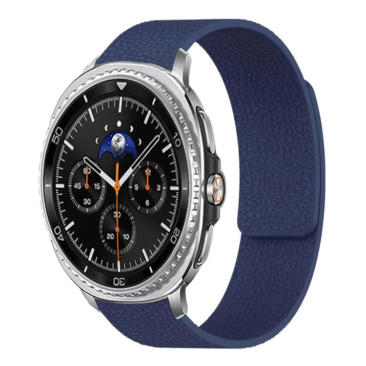 Lychee Texture Soft Magnetic Silicone Watch Band, For Samsung Galaxy Watch Ultra 47mm / Ultra 2025, For Samsung Galaxy Watch8 / 8 Classic