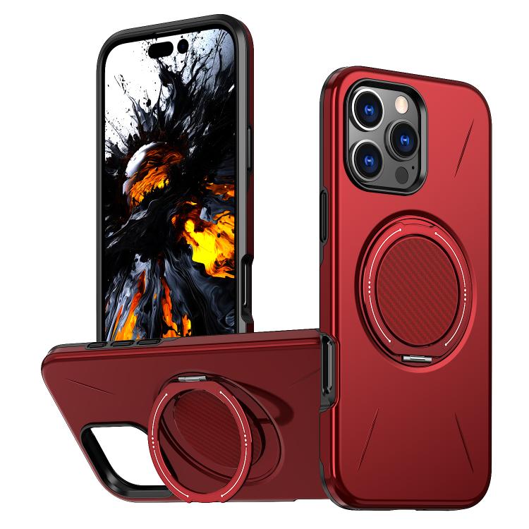Kalebol Magnetic MagSafe Rotation Holder PC Phone Case, For iPhone 16 Pro Max, For iPhone 16 Pro, For iPhone 16 Plus, For iPhone 16, For iPhone 15 Pro Max, For iPhone 15 Pro