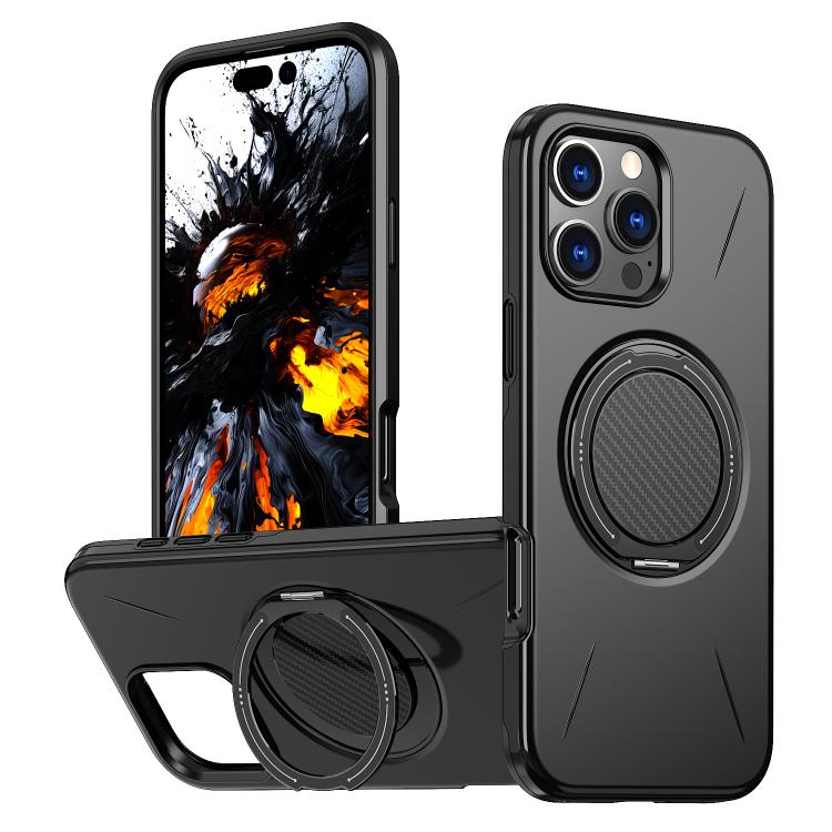Kalebol Magnetic MagSafe Rotation Holder PC Phone Case, For iPhone 15, For iPhone 14, For iPhone 14 Pro, For iPhone 14 Pro Max, For iPhone 13 Pro Max, For iPhone 13 Pro